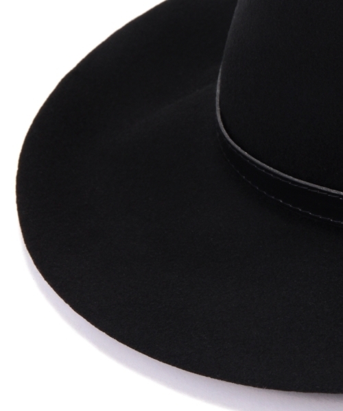green label relaxing（グリーンレーベルリラクシング）の「GRILLO フェルトツバヒロ ハット（ハット・レディース・ブラック/ブラウン・フリー）」の5枚目の写真