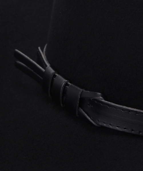 green label relaxing（グリーンレーベルリラクシング）の「GRILLO フェルトツバヒロ ハット（ハット・レディース・ブラック/ブラウン・フリー）」の6枚目の写真