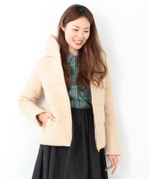 Ray BEAMS | ▽Ray BEAMS / ブークレ ショールカラー ダウン(ダウンジャケット/コート)