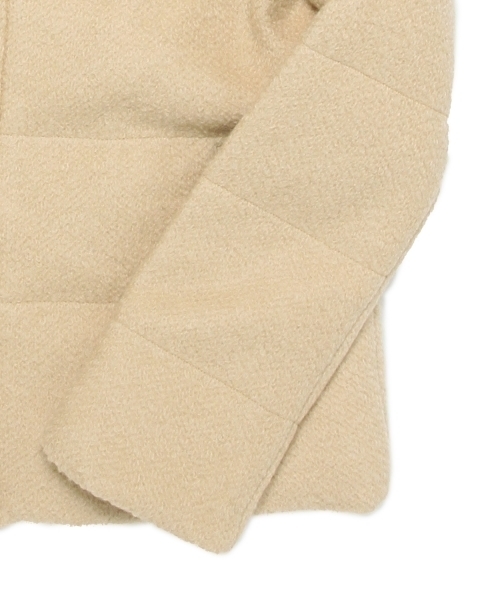 Ray BEAMS（レイビームス）の「◎Ray BEAMS / ブークレ ショールカラー ダウン（ダウンジャケット/コート・レディース・ライトグレー/ベージュ・0/1）」の20枚目の写真