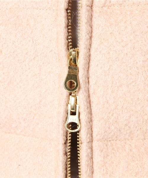 Ray BEAMS（レイビームス）の「◎Ray BEAMS / ブークレ ショールカラー ダウン（ダウンジャケット/コート・レディース・ライトグレー/ベージュ・0/1）」の11枚目の写真