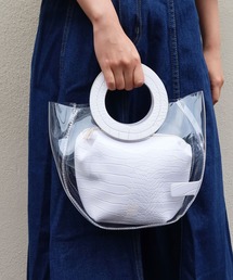 Riberry | ポーチ付きクリアバック(ハンドバッグ)