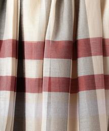 Drawer（ドゥロワー）の「Drawer ブロックチェックロングスカート