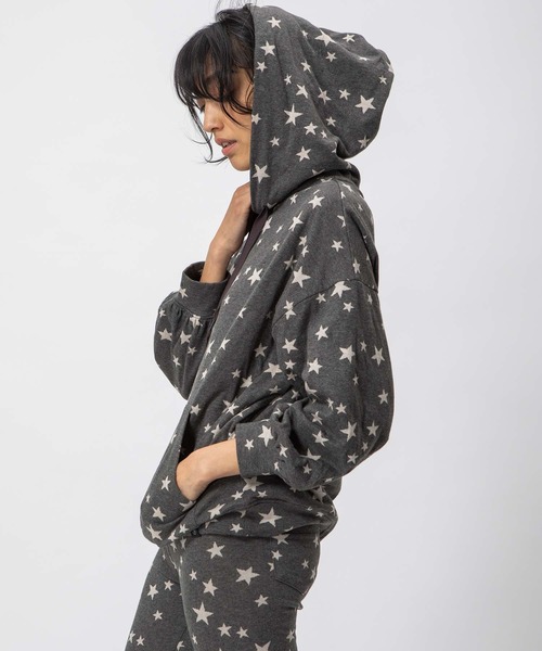 DOUBLE STANDARD CLOTHING(ダブルスタンダードクロージング)の「ふくれジャガードSTARパーカー(パーカー・レディース・ベージュ系その他/ベージュ×ブラック・38/36)」の6枚目の写真