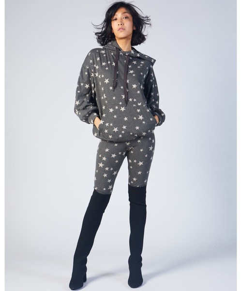 DOUBLE STANDARD CLOTHING(ダブルスタンダードクロージング)の「ふくれジャガードSTARパーカー(パーカー・レディース・ベージュ系その他/ベージュ×ブラック・38/36)」の12枚目の写真