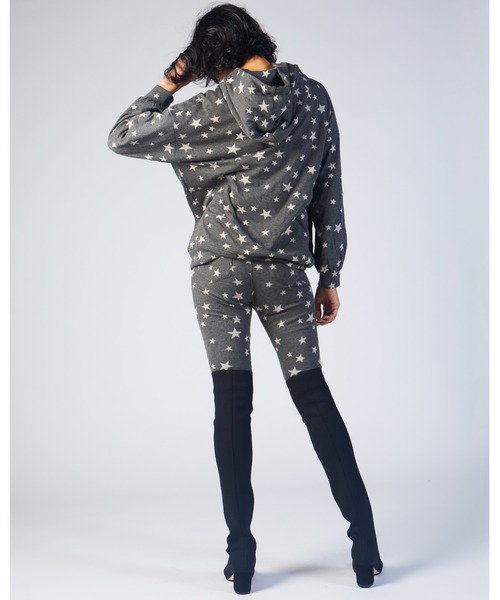 DOUBLE STANDARD CLOTHING(ダブルスタンダードクロージング)の「ふくれジャガードSTARパーカー(パーカー・レディース・ベージュ系その他/ベージュ×ブラック・38/36)」の14枚目の写真