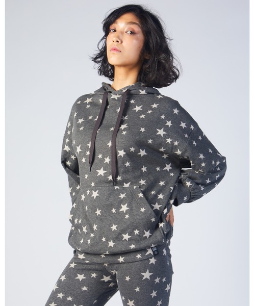 DOUBLE STANDARD CLOTHING(ダブルスタンダードクロージング)の「ふくれジャガードSTARパーカー(パーカー・レディース・ベージュ系その他/ベージュ×ブラック・38/36)」の3枚目の写真