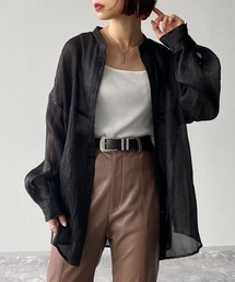 PAGEBOY | シアーヨウリュウバンドカラーシャツ(シャツ/ブラウス)