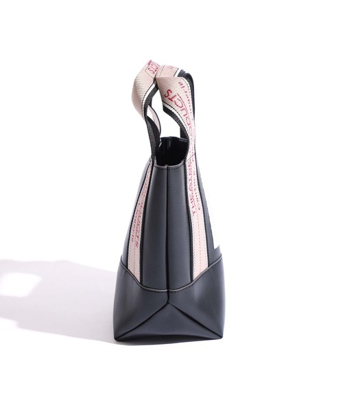 THEATRE PRODUCTS（シアタープロダクツ）の「【THEATRE PRODUCTS(シアタープロダクツ)】レザージャガードテープバッグS BL1911198（トートバッグ・レディース・ホワイト/ブラック・FREE）」の14枚目の写真