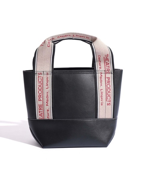 THEATRE PRODUCTS（シアタープロダクツ）の「【THEATRE PRODUCTS(シアタープロダクツ)】レザージャガードテープバッグS BL1911198（トートバッグ・レディース・ホワイト/ブラック・FREE）」の15枚目の写真