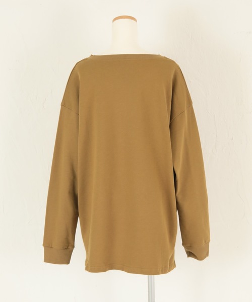 titivate(ティティベイト)の「キーネックカットソープルオーバー(Tシャツ/カットソー・レディース・ブラック/ベージュ/オフホワイト/ライトブラウン/モカ・FREE)」の21枚目の写真