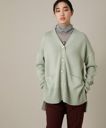 ADAM ET ROPE' | Vネックスリットカーディガン(カーディガン/ボレロ)