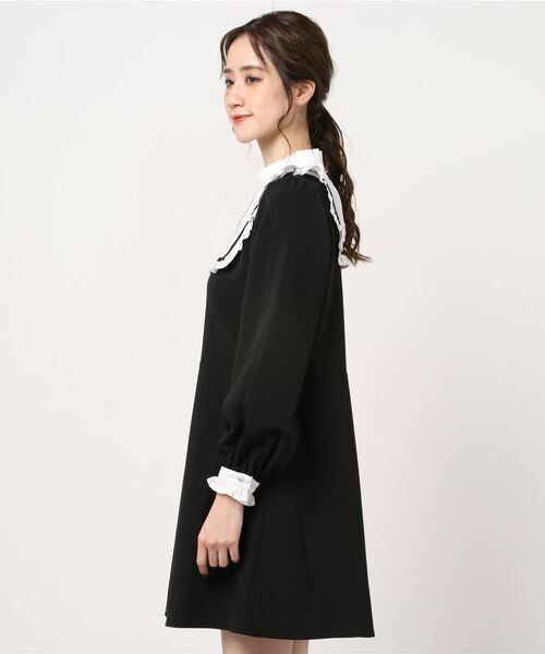 WEGO（ウィゴー）の「WEGO/カメオリボンシスターワンピース（ワンピース・レディース・ブラック/グレー系その他2・FREE）」の13枚目の写真