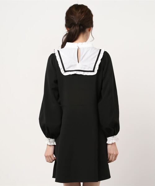 WEGO（ウィゴー）の「WEGO/カメオリボンシスターワンピース（ワンピース・レディース・ブラック/グレー系その他2・FREE）」の14枚目の写真