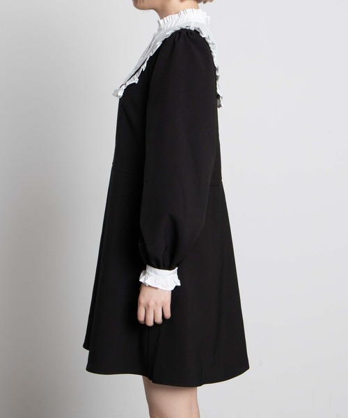 WEGO（ウィゴー）の「WEGO/カメオリボンシスターワンピース（ワンピース・レディース・ブラック/グレー系その他2・FREE）」の9枚目の写真