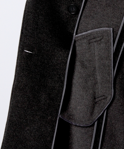 Another Edition（アナザーエディション）の「ウールソフトリバーロングコート/AE WソフトリバーLONG CT◆（その他アウター・レディース・ダークグレー/ベージュ/オフホワイト・SMALL/MEDIUM）」の15枚目の写真