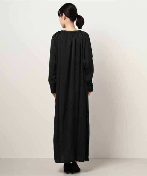 落ち感ギャザーロングワンピース（ワンピース）｜KOBE LETTUCE