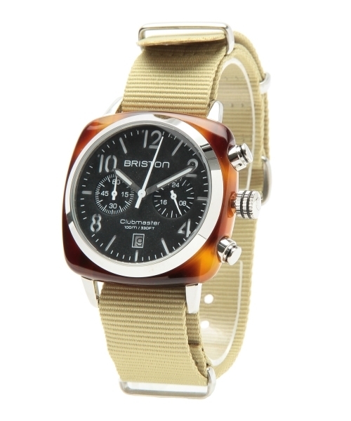 bpr BEAMS（ビーピーアール ビームス ）の「BRISTON / Chronograph Date トータスシェル（アナログ腕時計・メンズ・ホワイト/ブラック・ONE SIZE）」の18枚目の写真