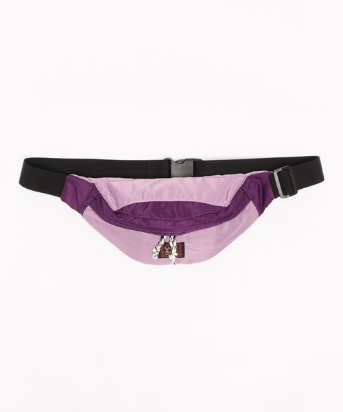 チチカカ（チチカカ）の「バイカラーボディバッグ（ボディバッグ/ウエストポーチ・レディース・チャコールグレー/オフホワイト/ブルー/グリーン/ライトパープル・FREE）」の5枚目の写真