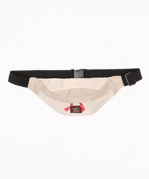 チチカカ（チチカカ）の「バイカラーボディバッグ（ボディバッグ/ウエストポーチ・レディース・チャコールグレー/オフホワイト/ブルー/グリーン/ライトパープル・FREE）」の2枚目の写真