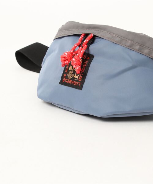 チチカカ（チチカカ）の「バイカラーボディバッグ（ボディバッグ/ウエストポーチ・レディース・チャコールグレー/オフホワイト/ブルー/グリーン/ライトパープル・FREE）」の7枚目の写真