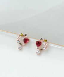 フラワービジュリングピアス