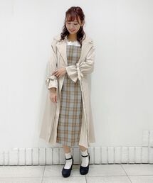 MAJESTIC LEGON | バイカラー2wayデザイントレンチ(トレンチコート)