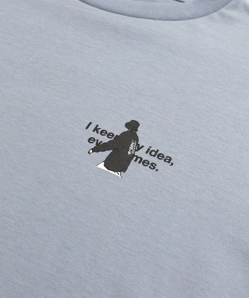 Confirm(コンファーム)の「Confirm / コンファーム モバイル / ハット イラストビッグロンT(Tシャツ/カットソー・メンズ・ホワイト/ブラック/サックスブルー/ブルー/ホワイト系その他/ブルー系その他・M/L)」の22枚目の写真