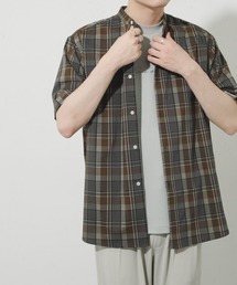 SENSE OF PLACE by URBAN RESEARCH | 【XLサイズ/WEB・一部店舗限定】バンドカラーシャツ(5分袖)(シャツ/ブラウス)