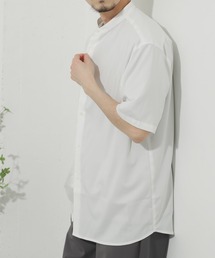 SENSE OF PLACE by URBAN RESEARCH | 【XLサイズ/WEB限定】バンドカラーシャツ(5分袖)(シャツ/ブラウス)