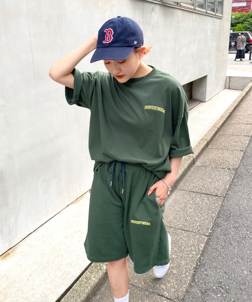 WHO'S WHO gallery(フーズフーギャラリー)の「【KOOKY'N/クーキー】カレッジTEE(Tシャツ/カットソー・メンズ・ホワイト/ライトグレー/ブラック/ネイビー/ブルー/グリーン・FREE)」の1枚目の写真