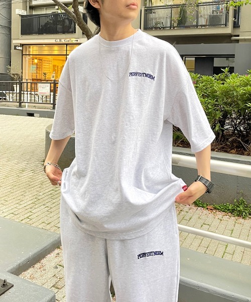 WHO'S WHO gallery(フーズフーギャラリー)の「【KOOKY'N/クーキー】カレッジTEE(Tシャツ/カットソー・メンズ・ホワイト/ライトグレー/ブラック/ネイビー/ブルー/グリーン・FREE)」の16枚目の写真