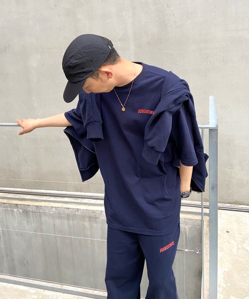 WHO'S WHO gallery(フーズフーギャラリー)の「【KOOKY'N/クーキー】カレッジTEE(Tシャツ/カットソー・メンズ・ホワイト/ライトグレー/ブラック/ネイビー/ブルー/グリーン・FREE)」の20枚目の写真