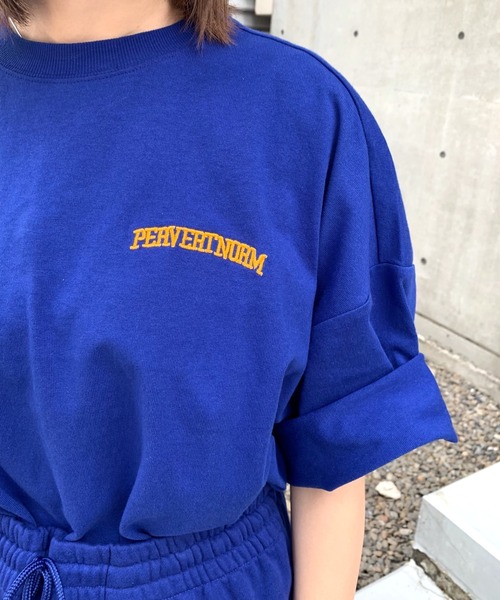 WHO'S WHO gallery(フーズフーギャラリー)の「【KOOKY'N/クーキー】カレッジTEE(Tシャツ/カットソー・メンズ・ホワイト/ライトグレー/ブラック/ネイビー/ブルー/グリーン・FREE)」の21枚目の写真