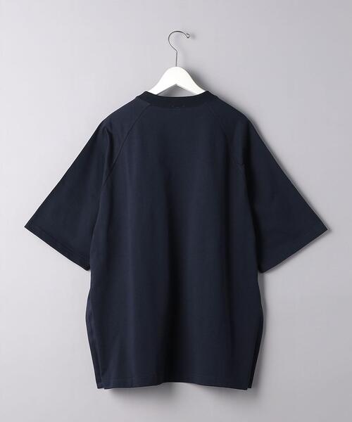 Scye（サイ）の「＜Scye (サイ）＞ ジャージーラグラン Tシャツ（Tシャツ/カットソー・メンズ・ホワイト/ネイビー/ブラウン・40/38/36）」の4枚目の写真