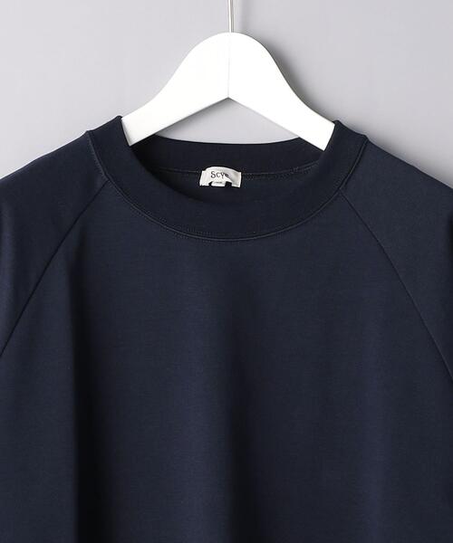Scye（サイ）の「＜Scye (サイ）＞ ジャージーラグラン Tシャツ（Tシャツ/カットソー・メンズ・ホワイト/ネイビー/ブラウン・40/38/36）」の10枚目の写真