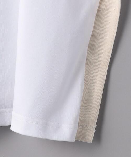 Scye（サイ）の「＜Scye (サイ）＞ ジャージーラグラン Tシャツ（Tシャツ/カットソー・メンズ・ホワイト/ネイビー/ブラウン・40/38/36）」の7枚目の写真