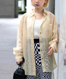 J-ソフトオーガンジーシャツ