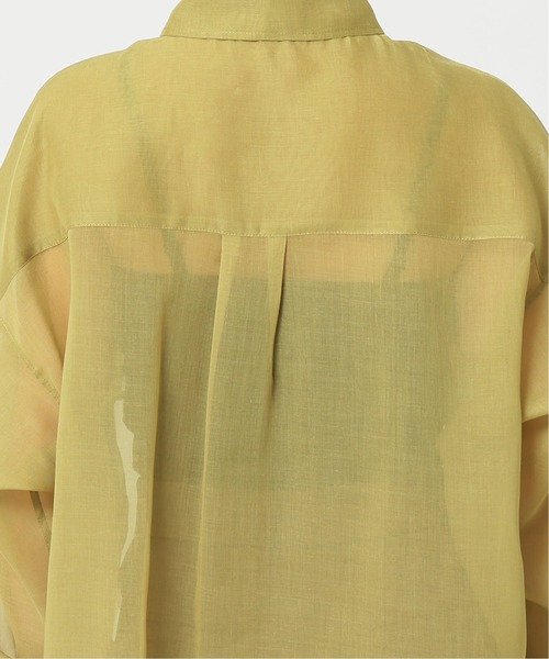 JOINT WORKS（ジョイントワークス）の「J-ソフトオーガンジーシャツ（シャツ/ブラウス・レディース・アイボリー/カーキ/ネイビー/ピンク・FREE）」の20枚目の写真