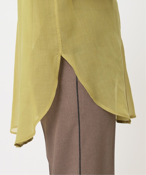 JOINT WORKS（ジョイントワークス）の「J-ソフトオーガンジーシャツ（シャツ/ブラウス・レディース・アイボリー/カーキ/ネイビー/ピンク・FREE）」の11枚目の写真