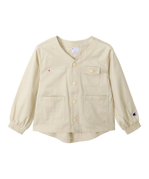 Champion（チャンピオン）の「【Champion/チャンピオン】キッズ キャンパス ジャケット（その他アウター・キッズ・ブラック/ベージュ/カーキ/ネイビー・140/120/100/130/110）」の3枚目の写真