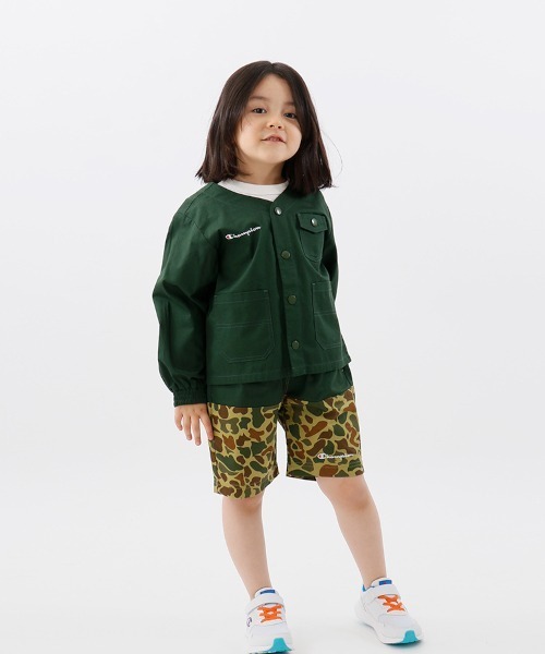 Champion（チャンピオン）の「【Champion/チャンピオン】キッズ キャンパス ジャケット（その他アウター・キッズ・ブラック/ベージュ/カーキ/ネイビー・140/120/100/130/110）」の4枚目の写真
