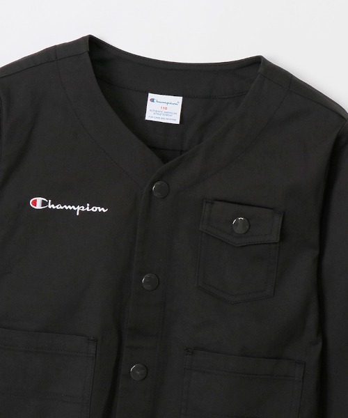 Champion（チャンピオン）の「【Champion/チャンピオン】キッズ キャンパス ジャケット（その他アウター・キッズ・ブラック/ベージュ/カーキ/ネイビー・140/120/100/130/110）」の5枚目の写真
