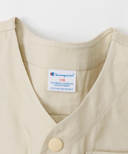 Champion（チャンピオン）の「【Champion/チャンピオン】キッズ キャンパス ジャケット（その他アウター・キッズ・ブラック/ベージュ/カーキ/ネイビー・140/120/100/130/110）」の11枚目の写真