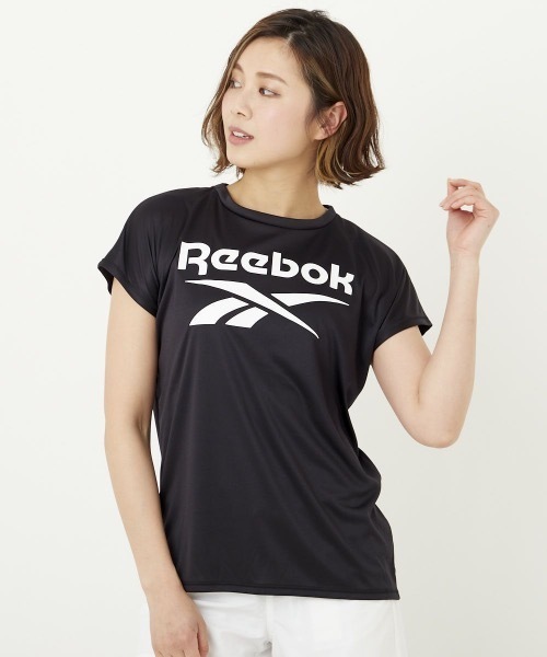 Reebok(リーボック)の「【Reebok / リーボック】レディース半袖UVTシャツ(Tシャツ/カットソー・レディース・ホワイト/ブラック/ネイビー/グレー・SMALL/MEDIUM/LARGE/X-LARGE)」の13枚目の写真