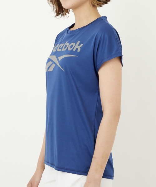 Reebok(リーボック)の「【Reebok / リーボック】レディース半袖UVTシャツ(Tシャツ/カットソー・レディース・ホワイト/ブラック/ネイビー/グレー・SMALL/MEDIUM/LARGE/X-LARGE)」の21枚目の写真