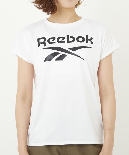 Reebok(リーボック)の「【Reebok / リーボック】レディース半袖UVTシャツ(Tシャツ/カットソー・レディース・ホワイト/ブラック/ネイビー/グレー・SMALL/MEDIUM/LARGE/X-LARGE)」の5枚目の写真