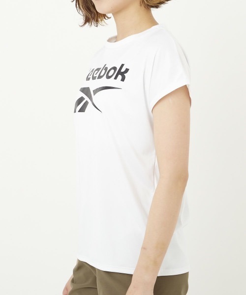 Reebok(リーボック)の「【Reebok / リーボック】レディース半袖UVTシャツ(Tシャツ/カットソー・レディース・ホワイト/ブラック/ネイビー/グレー・SMALL/MEDIUM/LARGE/X-LARGE)」の6枚目の写真