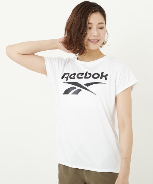 Reebok(リーボック)の「【Reebok / リーボック】レディース半袖UVTシャツ(Tシャツ/カットソー・レディース・ホワイト/ブラック/ネイビー/グレー・SMALL/MEDIUM/LARGE/X-LARGE)」の8枚目の写真