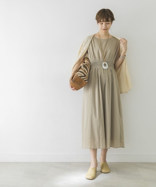 URBAN RESEARCH(アーバンリサーチ)の「麻混カシュクールカーディガン(カーディガン/ボレロ・レディース・ブラウン系その他/ライトグレー/オフホワイト・FREE)」の8枚目の写真